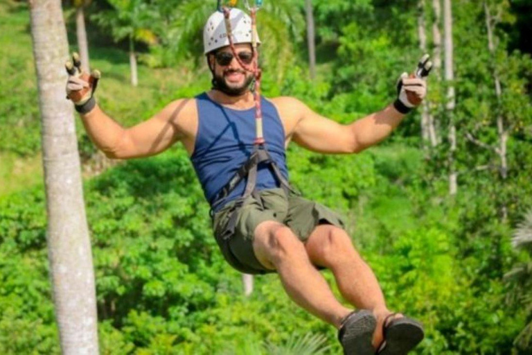 Punta Cana: Zip Line Adventure with Suspension Bridge