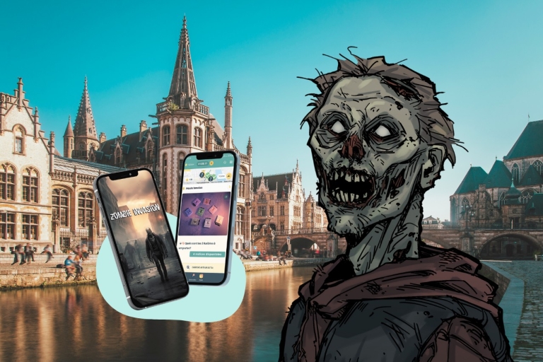 Gent: Stadt-Erkundungsspiel 'Zombie Invasion'