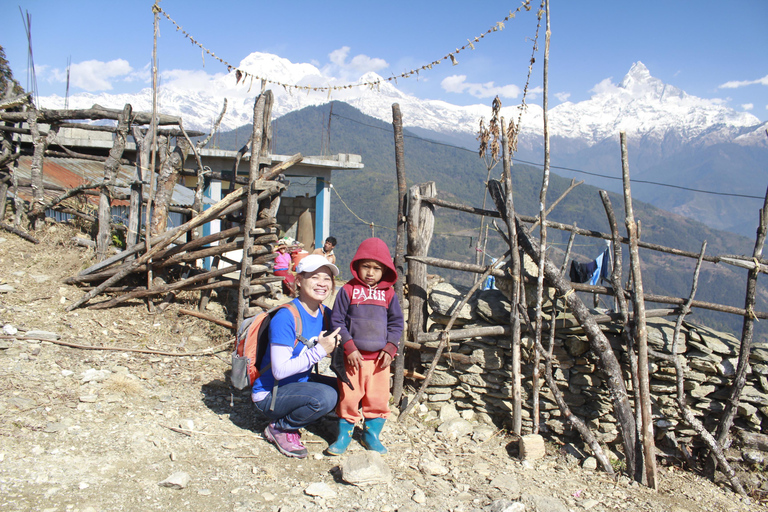 Pokhara: 3-dniowy krótki i łatwy trekking do Astam Village Australian Camp