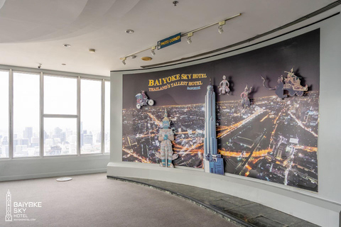 Bangkok: Baiyoke Observation Deck & Revolving Point Ticket Baiyoke Sky Hotel: Observation Deck & Revolving Point Ticket