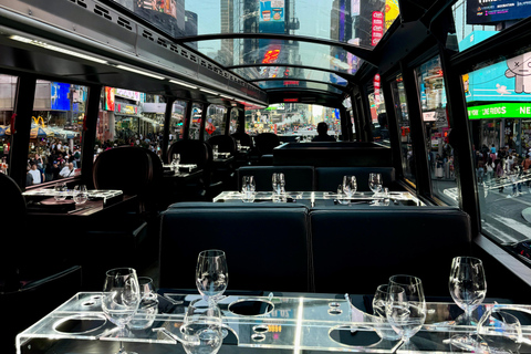 Ciudad de Nueva York: Comida gourmet en un autobús de lujo