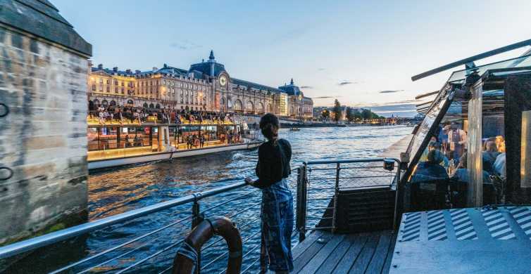 Paris Evening Cruise with Dinner on River Seine GetYourGuide