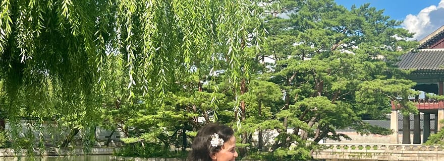 Séance photo au palais Gyeongbokgung avec votre propre téléphone