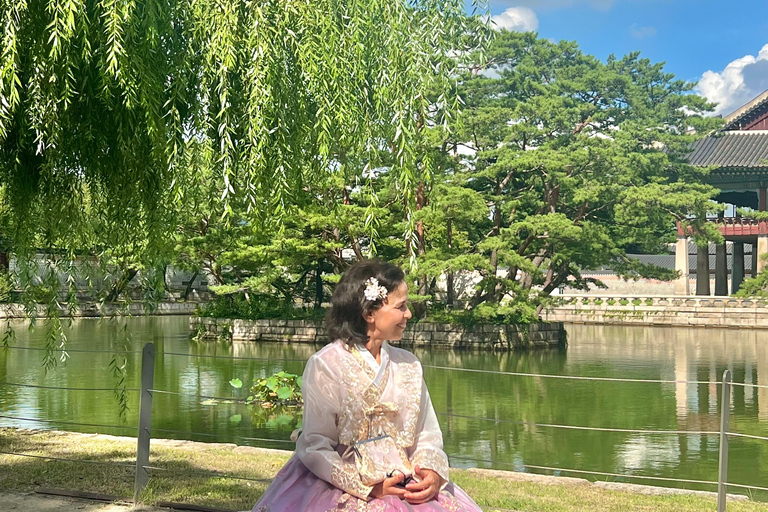Séance photo au palais Gyeongbokgung avec votre propre téléphone