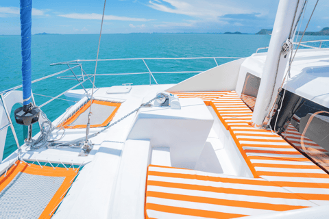 Pattaya: Private Sailing Catamaran Island DiscoveriesMorning Round (8am-1pm)