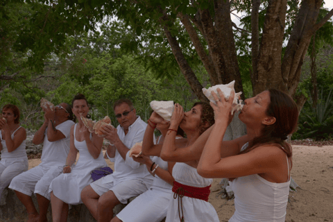 Cancun: Ceremonialna noc Majów, Temazcal i Cenote