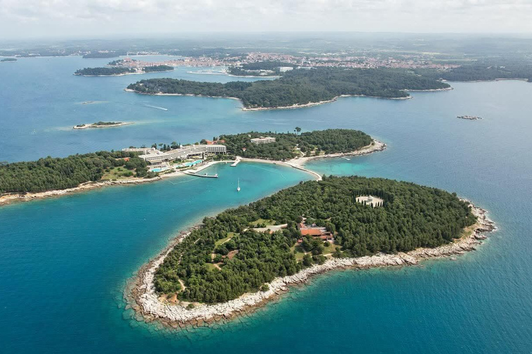 Rovinj: Red Island & Lim Fjord boat tour with BBQ & Swimming