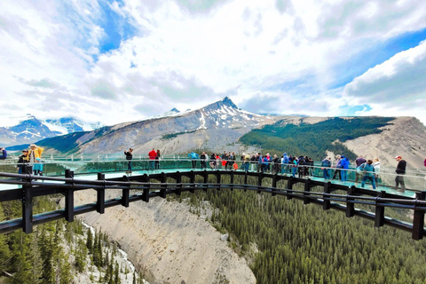 Calgary Banff: Columbia Icefield, Skywalk e tour dei laghiCalgary Banff: Columbia Icefield, Skywalk e tour di un giorno ai laghi