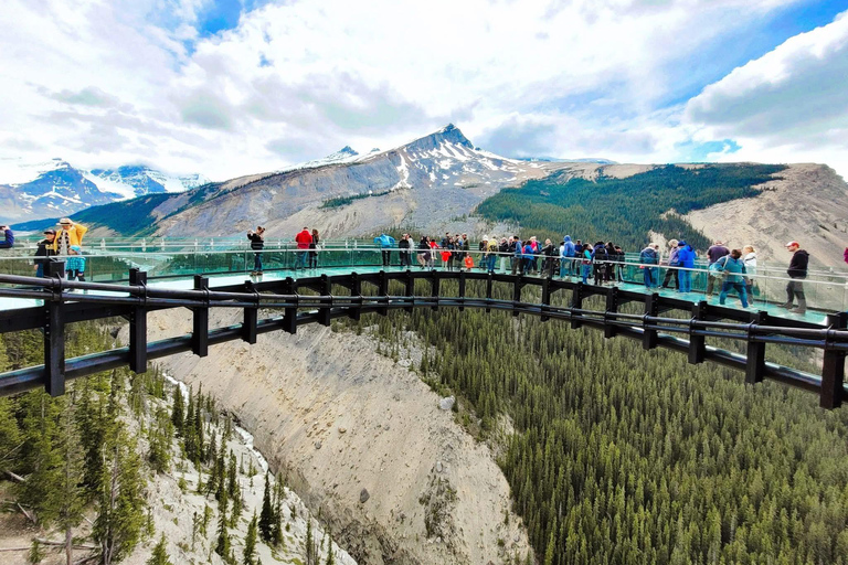 Calgary Banff: Columbia Icefield, Skywalk e tour dei laghiCalgary Banff: Columbia Icefield, Skywalk e tour di un giorno ai laghi