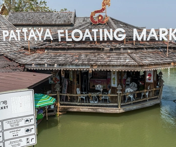 Pattaya: passeio pelo mercado flutuante com passeio de barco e guia