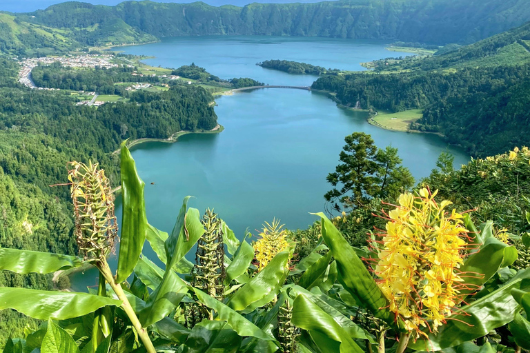 São Miguel : visite de Sete Cidades et d'une plantation d'ananas