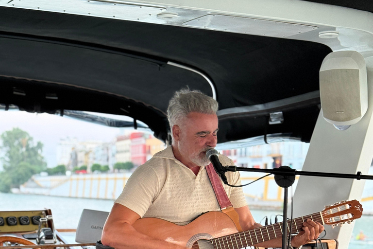 Seville: Flamenco life music Yacht Cruise, Tapas & Drinks Private Yacht Flamenco life music Cruise, Wine beers & tapas
