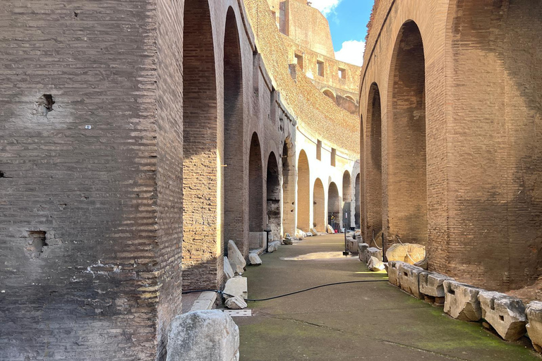 Rome: Colosseum Arena Floor Guided Tour Up to 6 People
