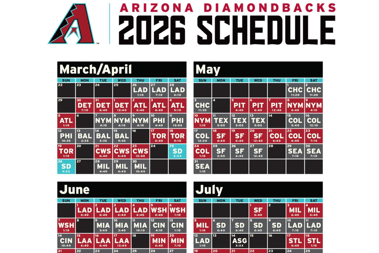 Arizona Diamondbacks MLB Baseball Game Ticket Chase Field