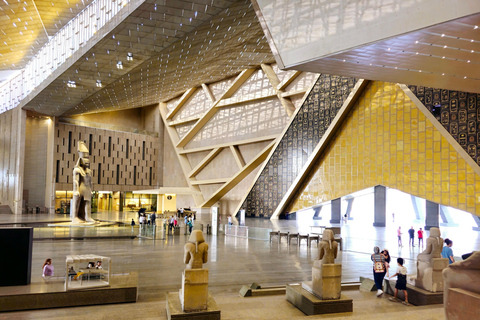 Grand Egyptian Museum & Khan El Khalili Bazaar Guided Tour Shared Tour with Entry Ticket