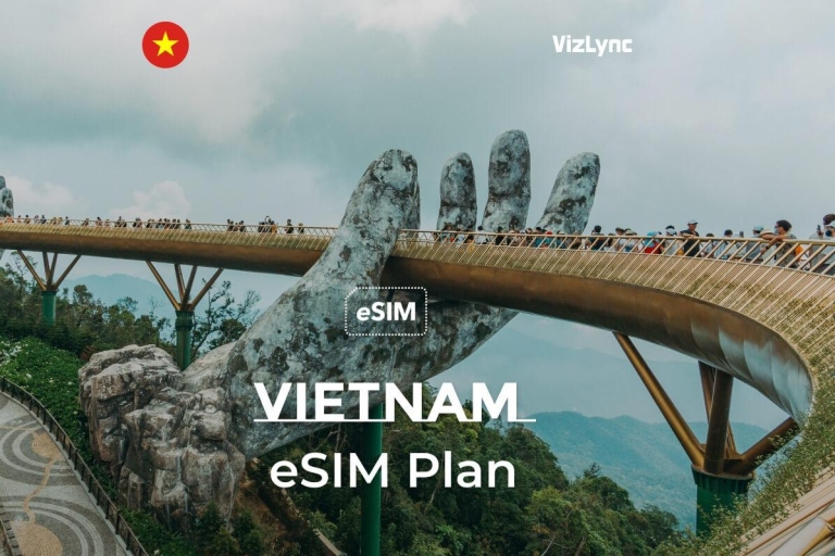 Plan de datos eSIM de 10 GB para Vietnam : Mantente conectado y exploraeSIM de 10 días y 30 GB para Vietnam: Mantente conectado y explora