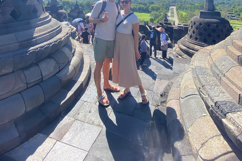 Yogyakarta Airport: Borobudur Climb & Prambanan Guided Tour