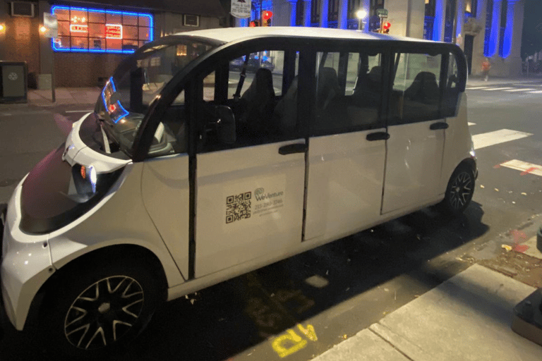 Paseo en carro eléctrico por Filadelfia a la luz de la luna