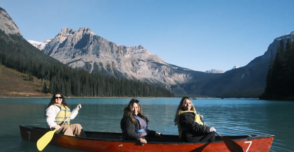 Small Grp: Emerald Lake (Optional Canoe) & Takakkaw Falls