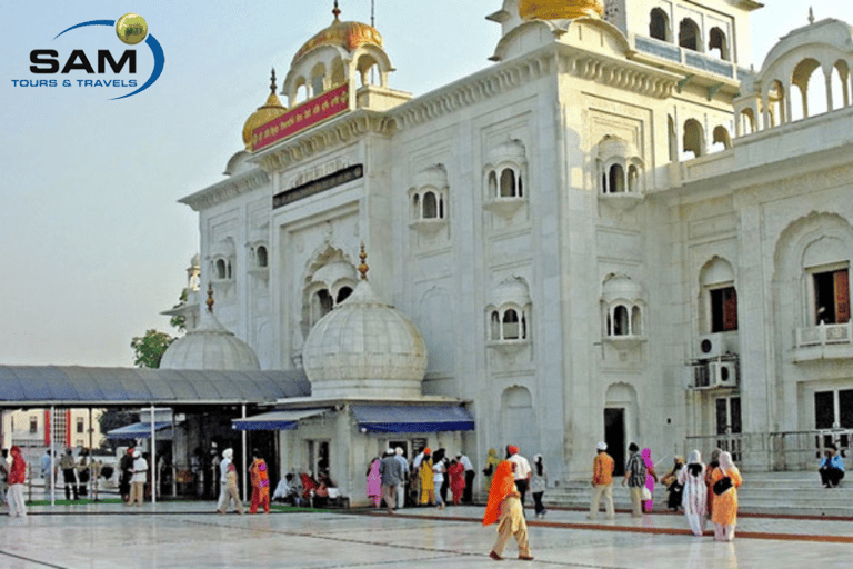 Desde Delhi: Visita guiada privada de Templos y EspiritualidadCon coche y guía (8 horas)