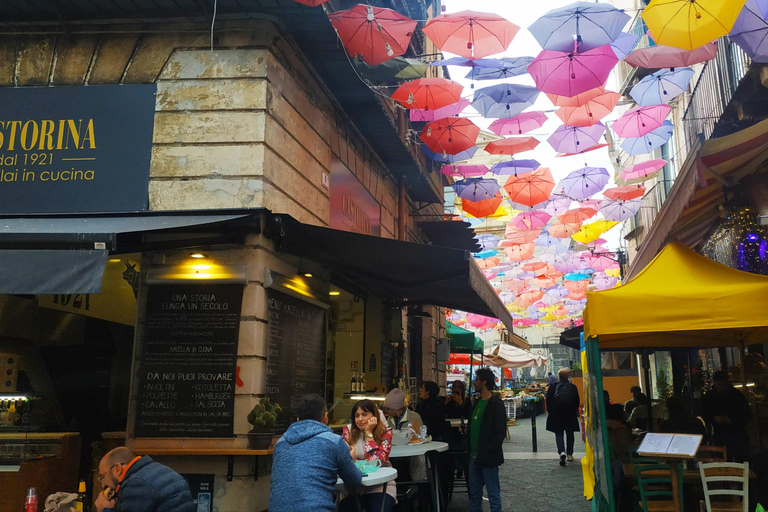 Tour gastronômico de rua em Catania: Mercado de peixes e centro da cidade