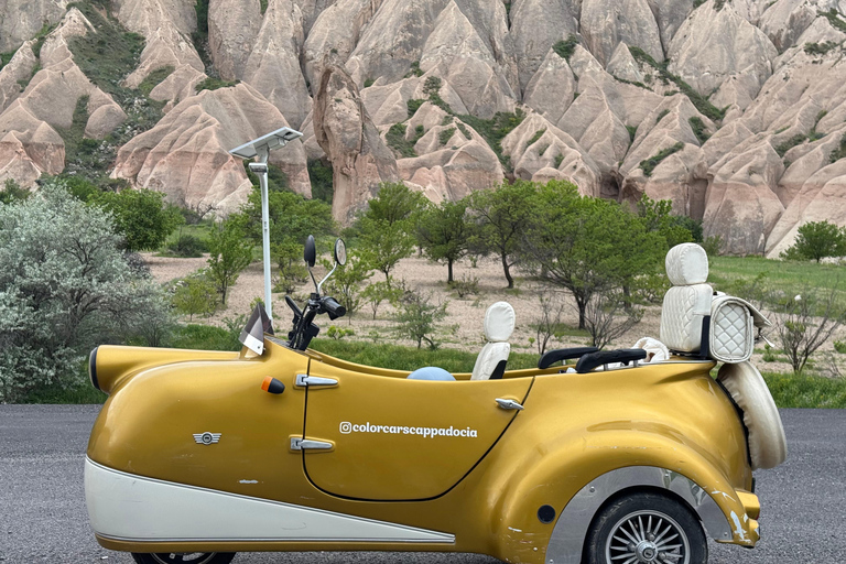 Cappadocia: Vintage Electric Trike Tour – Self-Drive Cappadocia: Vintage Electric Trike – Sunset 2-Hours Ride