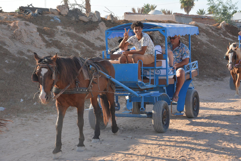 Djerba: Halbtägige Kutschfahrt und Mittagessen am Meer