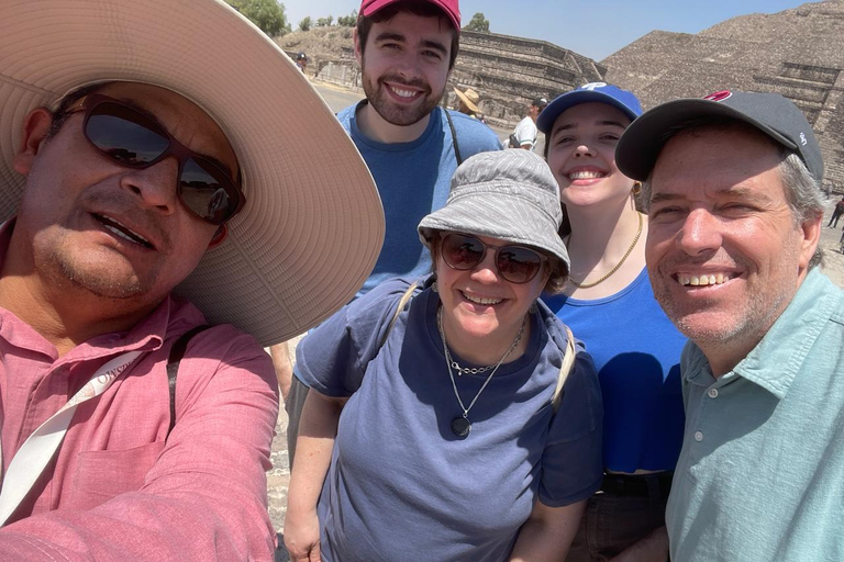 Visite guidée des pyramides de Teotihuacan - 2 heuresVisite privée avec droits d'entrée