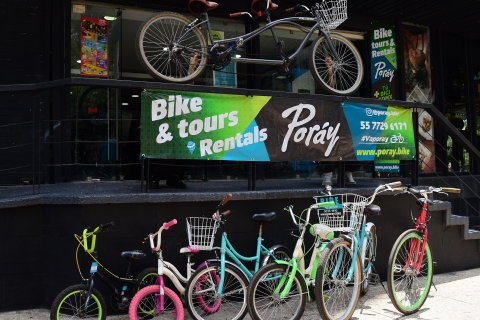 Meksyk: Street Art Bike Tour z przekąskamiMexico City: 3-godzinna sztuka rowerowa i Street Food Tour