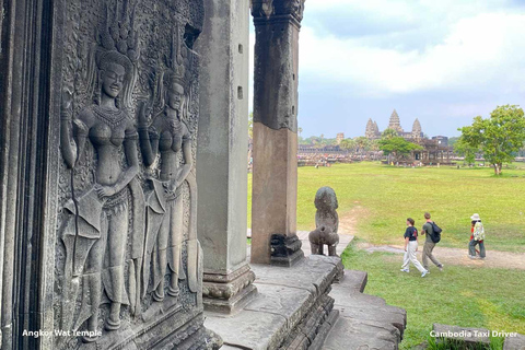 De Phnom Penh: Viagem de 1 dia a Angkor Wat, Bayon e Ta Prohm