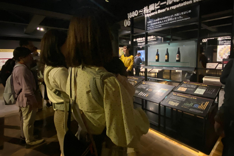 Hokkaido: Sapporo Beer Museum Tour & Local Life Walk