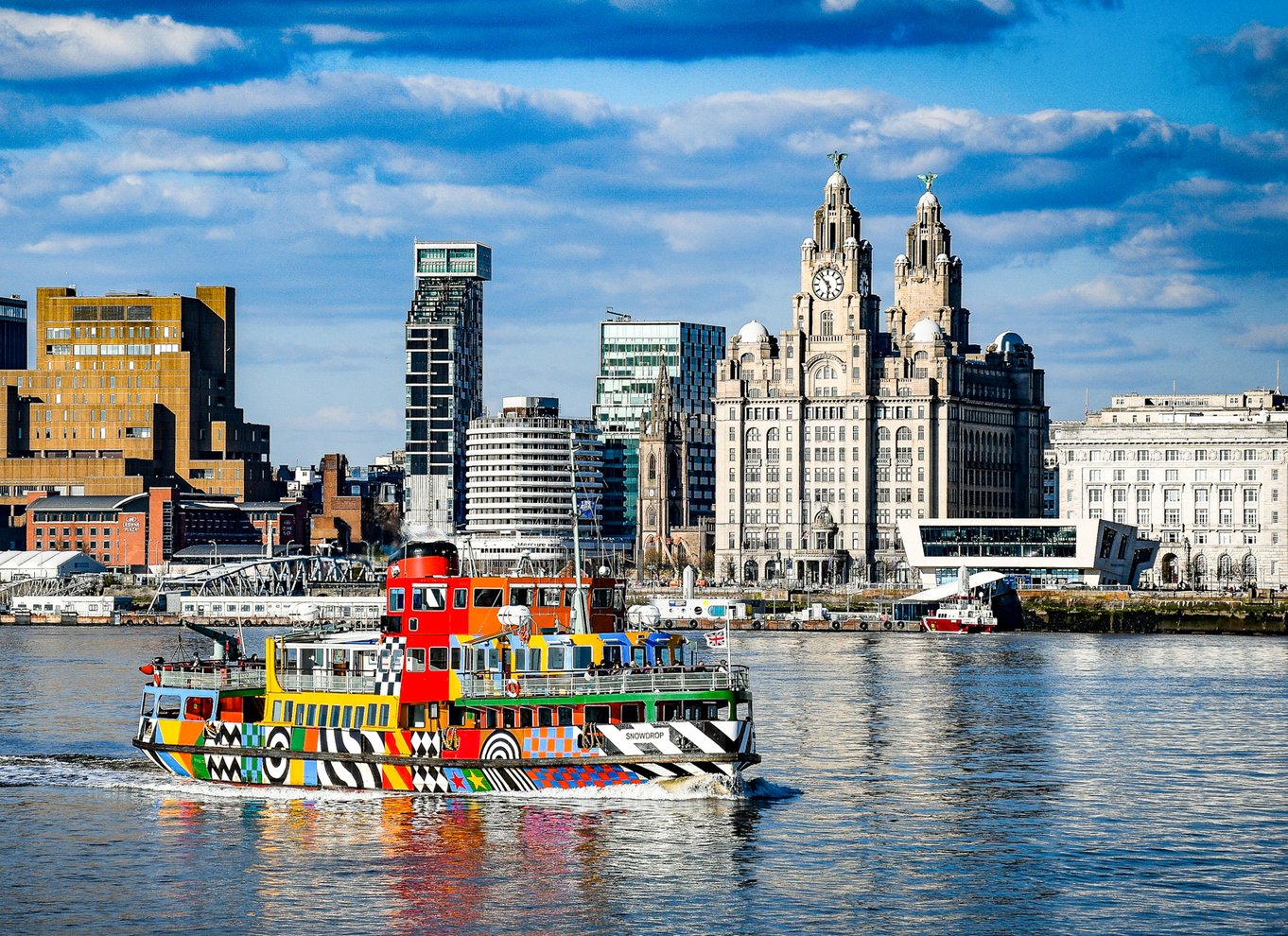 Liverpool: Sightseeing River Cruise på Mersey River