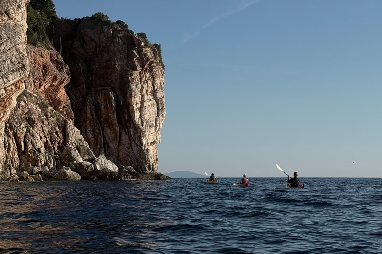 Budva: 18km Sea Kayak Mini Expedition to Petrovac Islands