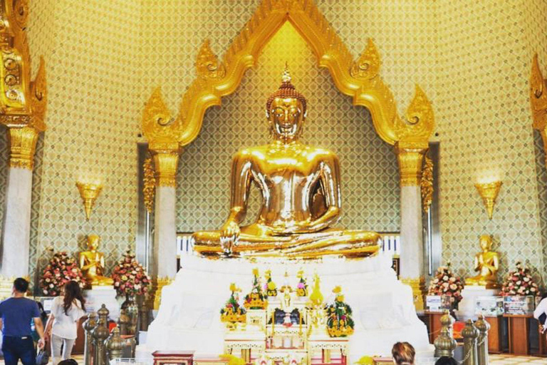 Bangkok: 2 Temple Tour (Golden Buddha + Marble Temple) Bangkok: 2 Temple Tour + Gems Gallery