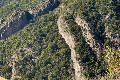 Depuis Tirana : Château de Petrela, grottes de Pellumbas et tyrolienne ...