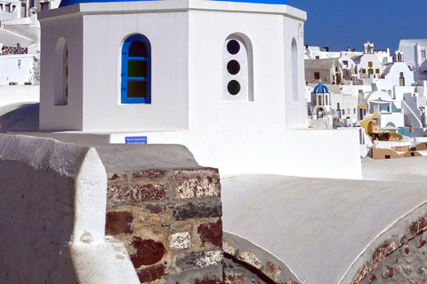 Santorini: Akrotiri-opgraving, Megalochori en stranden-tour