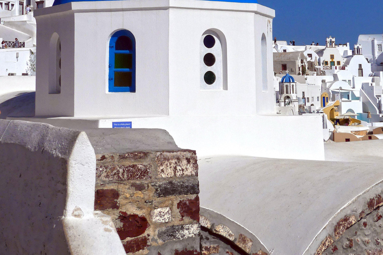 Santorini: Akrotiri-opgraving, Megalochori en stranden-tour