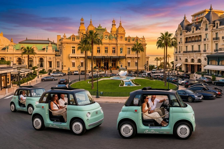 Saint-Jean-Cap-Ferrat & Monaco: Tour in a 100% electric Fiat Topolino 2-hour Panoramic Tour of Monaco