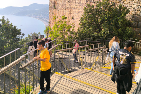 Alanya City Tour, Cable Car, Boat Tour pl/ fr/de/ru/en Guide From Alanya: Tour, With Cable Car, Boat Tour included option