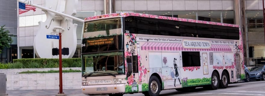 Houston : Tea Around Town® Visite en bus avec thé l'après-midi