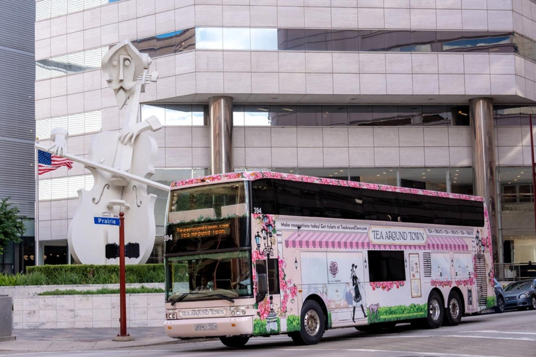 Houston: Tea Around Town® Afternoon Tea Bus TourLuxe Admission