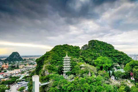 Hoi An: Marble Mountain & Monkey Mountain in Afternoon Tour Pick up in Hoi An area