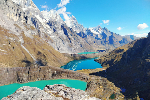 From Huaraz: 8-Day VIP Huayhuash Expedition with Tour Guide and Gourmet Menu
