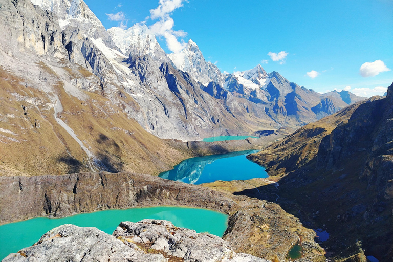 From Huaraz: 8-Day VIP Huayhuash Expedition with Tour Guide and Gourmet Menu
