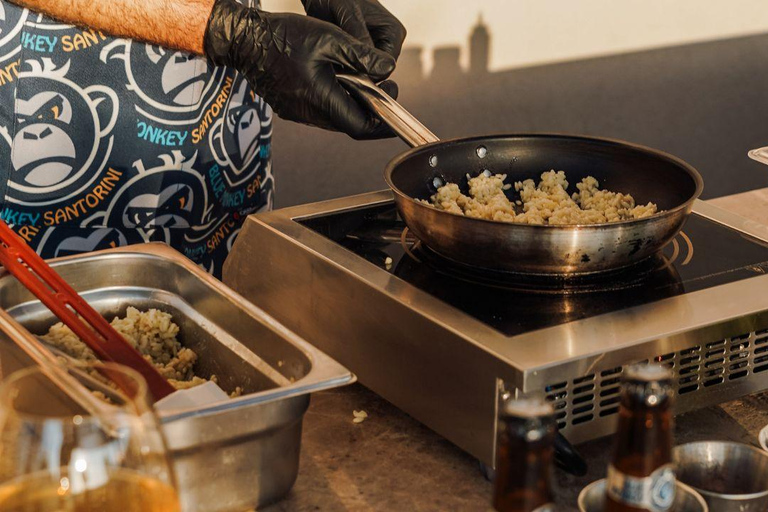 Santorini: Cooking Class with a Chef at the Ftelos Brewery
