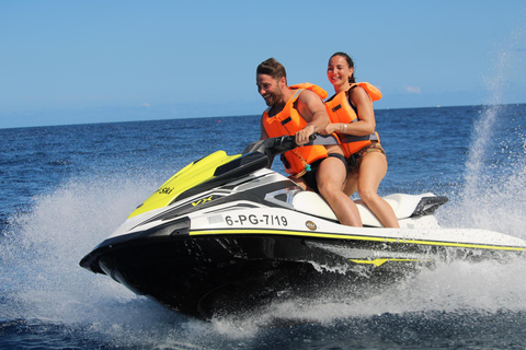 Tenerife: Jet Ski Guided Tour Discovery the Coastline Tenerife: Jet Ski Guided Tour for 1 Person Only