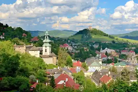De Bratislava: Nitra, Štiavnica, Bystrica e Špania Dolina