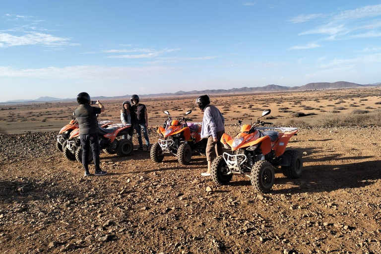 Marrakech: Palmeraie Quad Bike Desert Adventure