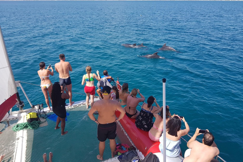 Hammamet: Luxury catamaran outing, swimming, snack & flexible departures Hammamet: Luxury Catamaran Trip, Swim, Snack & Flexible Departures