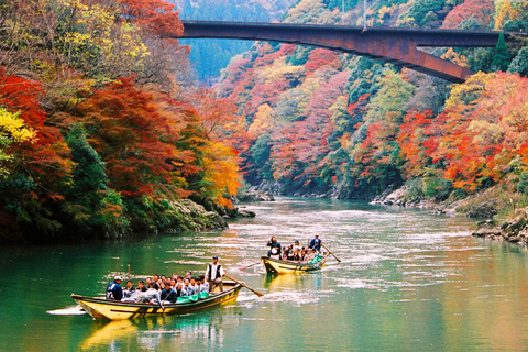 Hozugawa River Cruise & Sagano Train Experience Depart From Kyoto 9:20AM